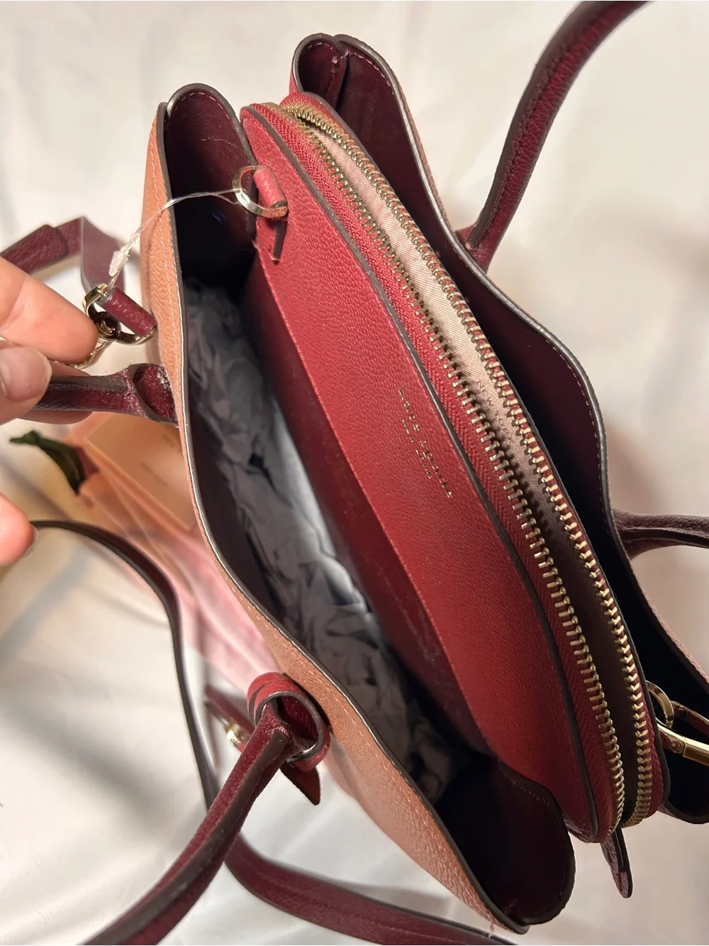Kate Spade New York Margaux Medium Satchel in pebbled leather